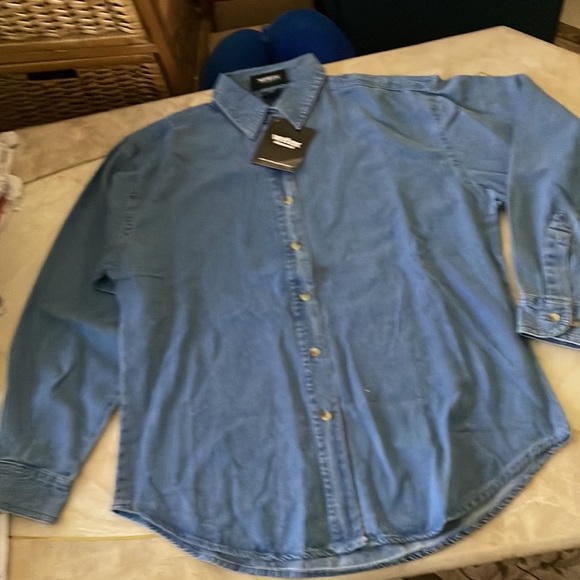 VELTEX APPAREL MEDIUM JEAN TOP LONGSLEEVE - Picture 5 of 8